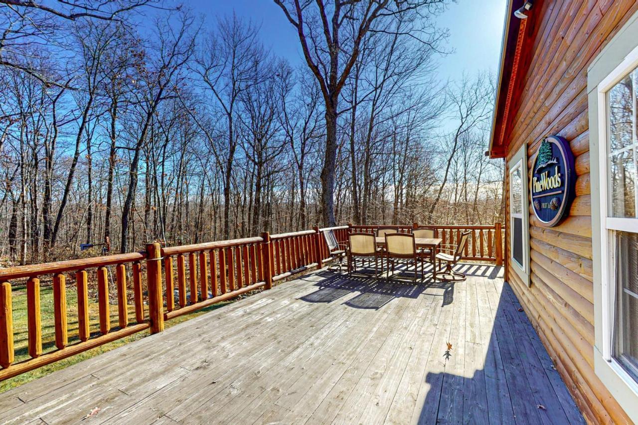 Pine Woods Cabin McHenry Exterior foto
